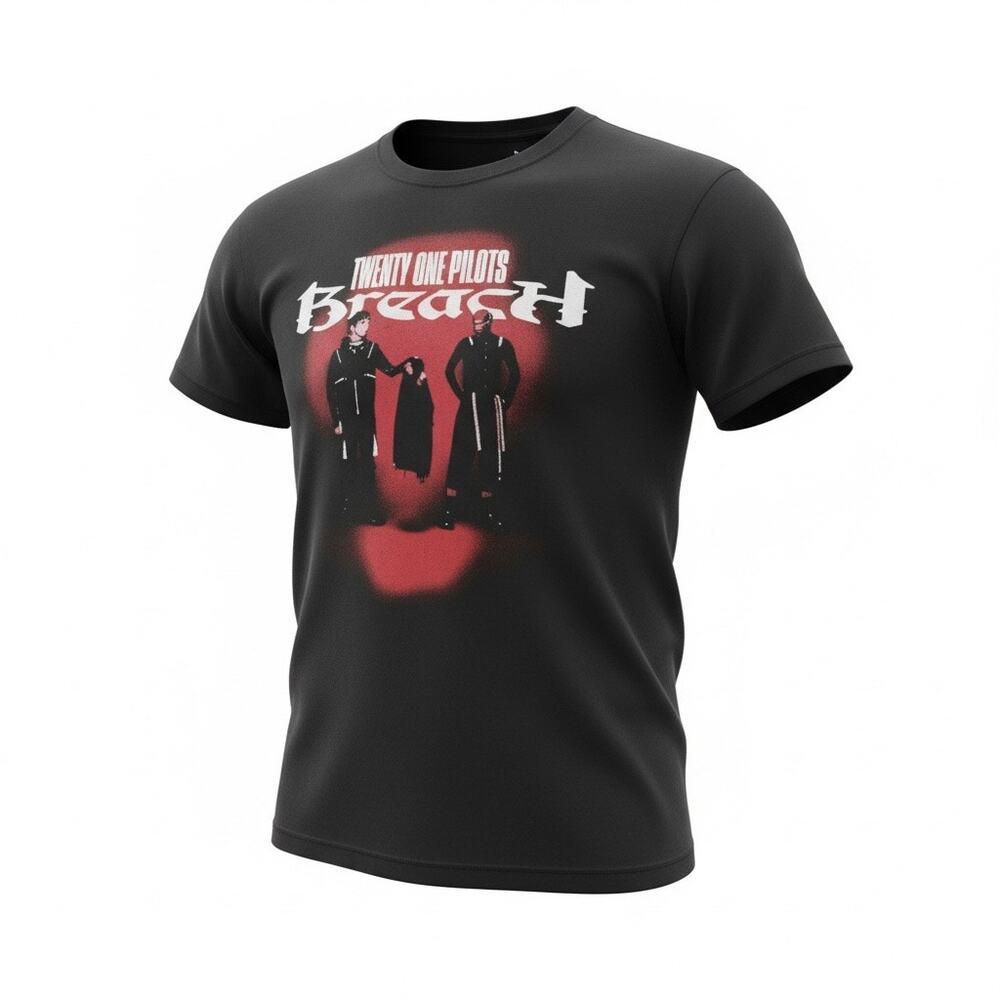 Twenty One Pilots Clancy Tour Breach T-Shirt Black 2XL